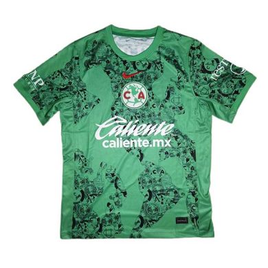 2024-2025-Club-America-Goalkeeper-Green-Soccer-Jersey