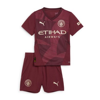 Kids-2024-2025-Manchester-City-Third-Soccer-Kit