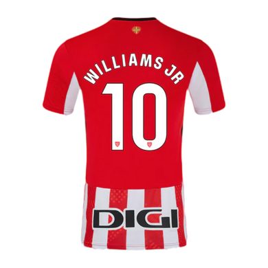 2024-2025-Athletic-Bilbao-WILLIAMS-10-Home-Soccer-Jersey