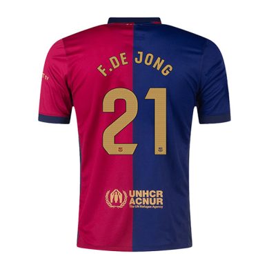 2024-2025-Barcelona-DE-JONG-21-Home-Soccer-Jersey