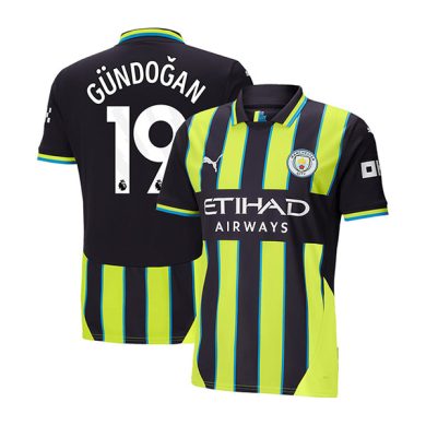 2024-2025-Manchester-City-GUNDOGAN-19-Away-Soccer-Jersey