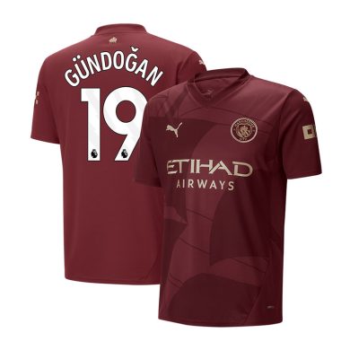 2024-2025-Manchester-City-GUNDOGAN-19-Third-Soccer-Jersey