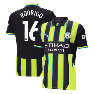 2024-2025-Manchester-City-RODRIGO-16-Away-Soccer-Jersey