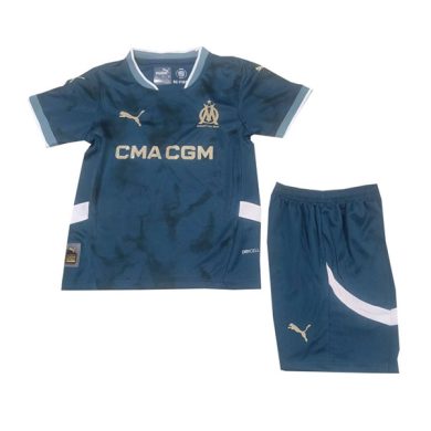 Kids-2024-2025-Marseille-Away-Soccer-Kit