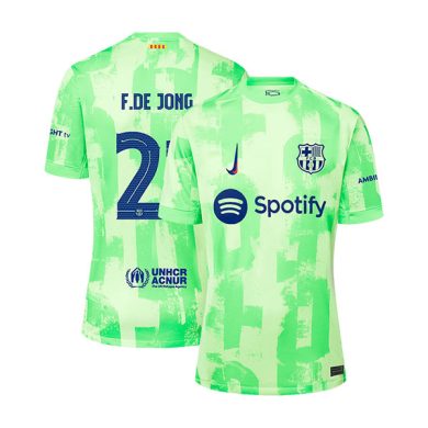 UCL-2024-2025-Barcelona-DE-JONG-21-Third-Soccer-Jersey