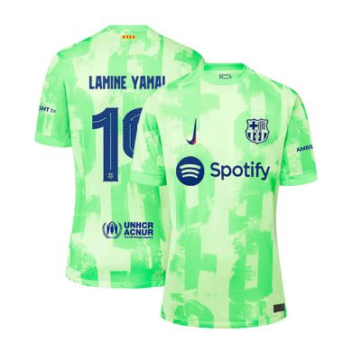 UCL-2024-2025-Barcelona-LAMINE-YAMAL-19-Third-Soccer-Jersey