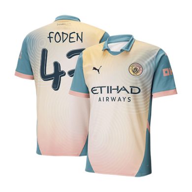 UCL-2024-2025-Manchester-City-FODEN-47-Fourth-Soccer-Jersey