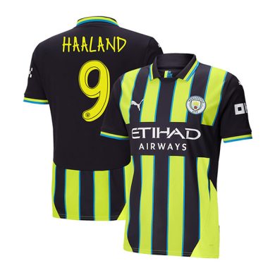 UCL-2024-2025-Manchester-City-HAALAND-9-Away-Soccer-Jersey