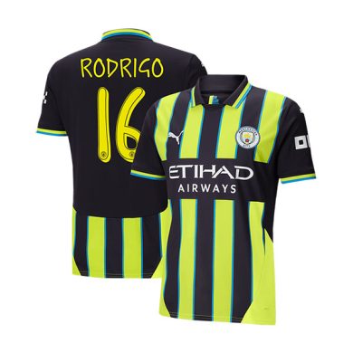 UCL-2024-2025-Manchester-City-RODRIGO-16-Away-Soccer-Jersey