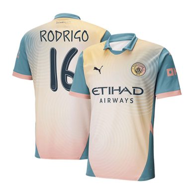 UCL-2024-2025-Manchester-City-RODRIGO-16-Fourth-Soccer-Jersey