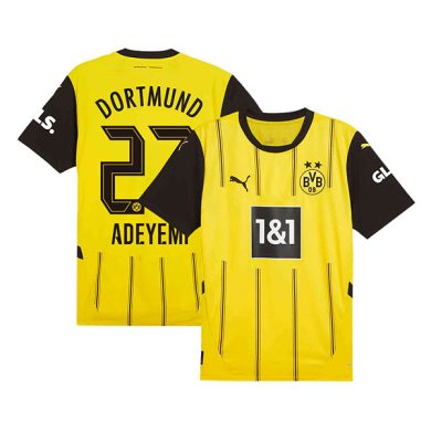 2024-2025-Dortmund-ADEYEMI-27-Home-Soccer-Jersey