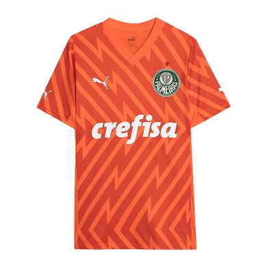 2024-2025-Palmeiras-Goalkeeper-Orange-Soccer-Jersey