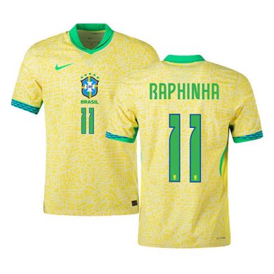 2024-Brazil-RAPHINHA-11-Copa-America-Home-Soccer-Jersey