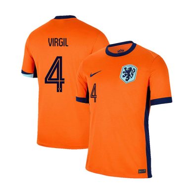 2024-Netherlands-VIRGIL-4-Euro-Home-Soccer-Jersey