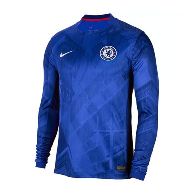 2025-2026-Chelsea-Home-Long-Sleeve-Soccer-Jersey