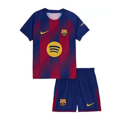 Kids-2025-2026-Barcelona-Home-Soccer-Kit
