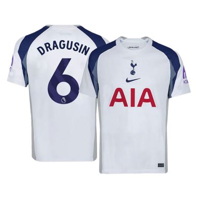 2025-2026-Tottenham-Hotspur-DRAGUSIN-6-Home-Soccer-Jersey