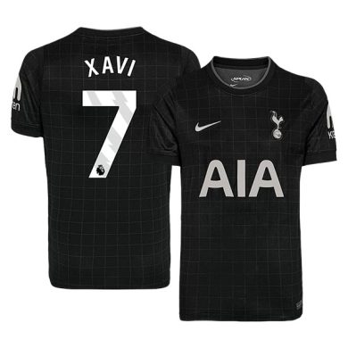 2025-2026-Tottenham-Hotspur-XAVI-7-Away-Soccer-Jersey