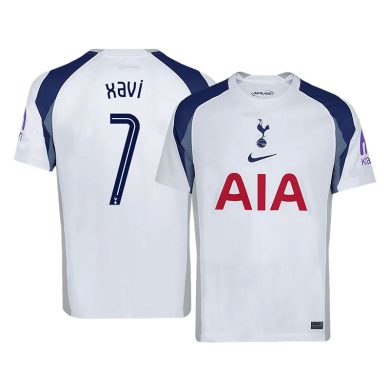 UCL-2025-2026-Tottenham-Hotspur-XAVI-7-Home-Soccer-Jersey