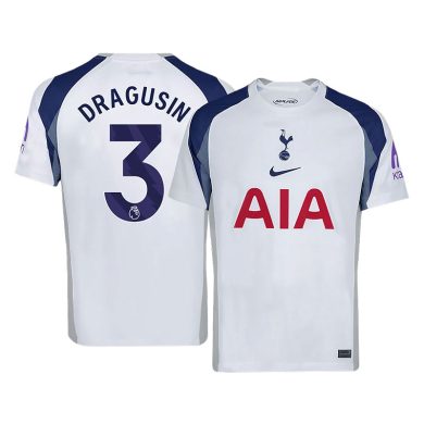 2025-2026-Tottenham-Hotspur-DRAGUSIN-3-Home-Soccer-Jersey