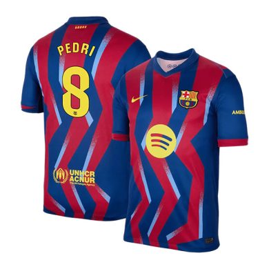 2025-2026-Barcelona-PEDRI-8-Fourth-Soccer-Jersey