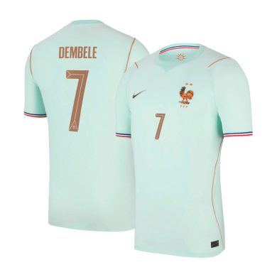 World-Cup-2026-France-DEMBELE-7-Away-Soccer-Jersey