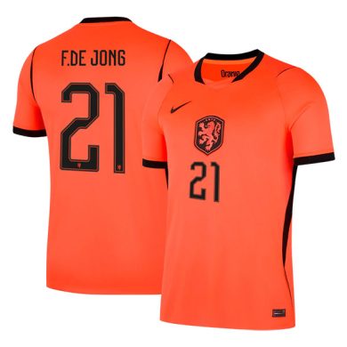 World-Cup-2026-Netherlands-DE-JONG-21-Home-Soccer-Jersey